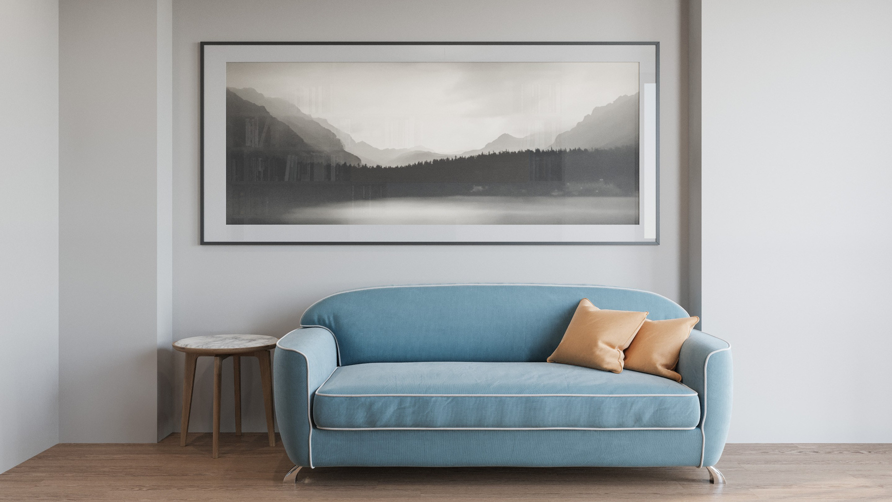 3D Визуализация Интерьера Квартиры в Современном Стиле с Панорамными Окнами. Визуализатор интерьера в Москве | Брагин Кирилл