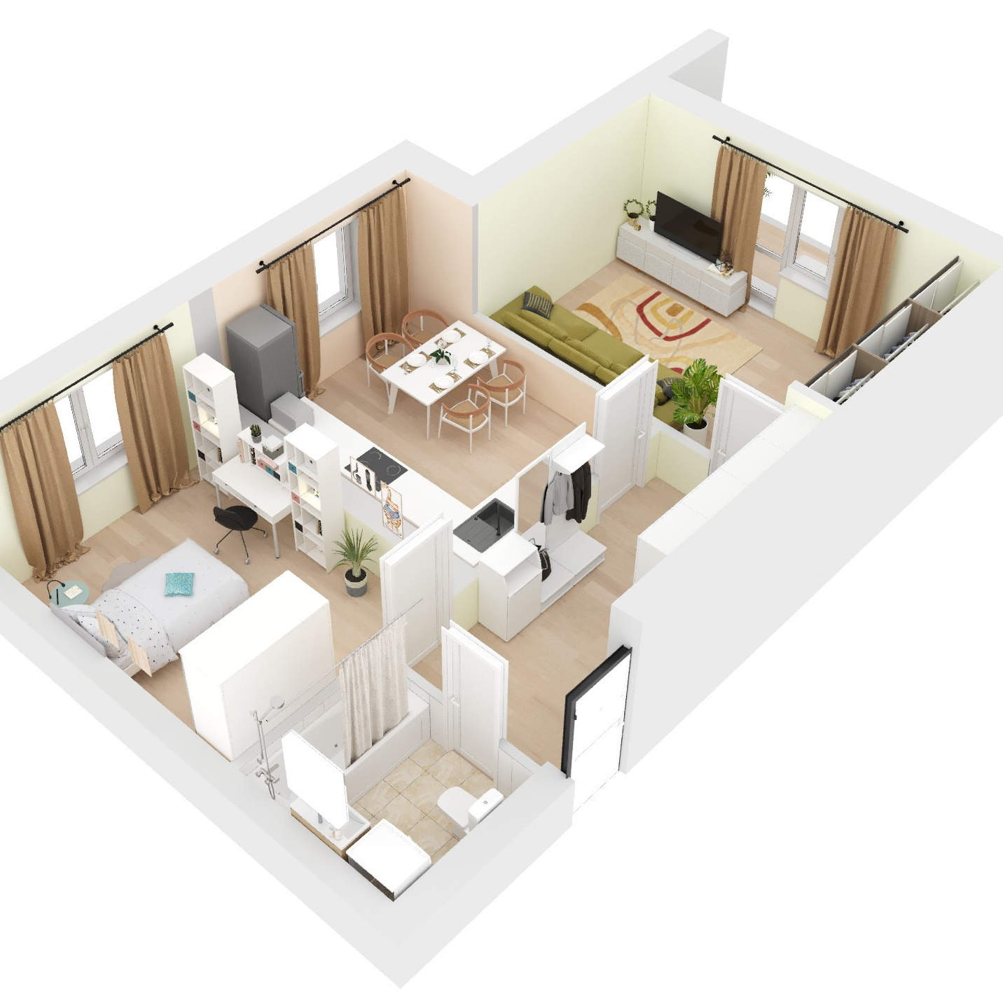 Квартиры. Недвижимость в Краснодаре рядом с парком Чистяковская Роща