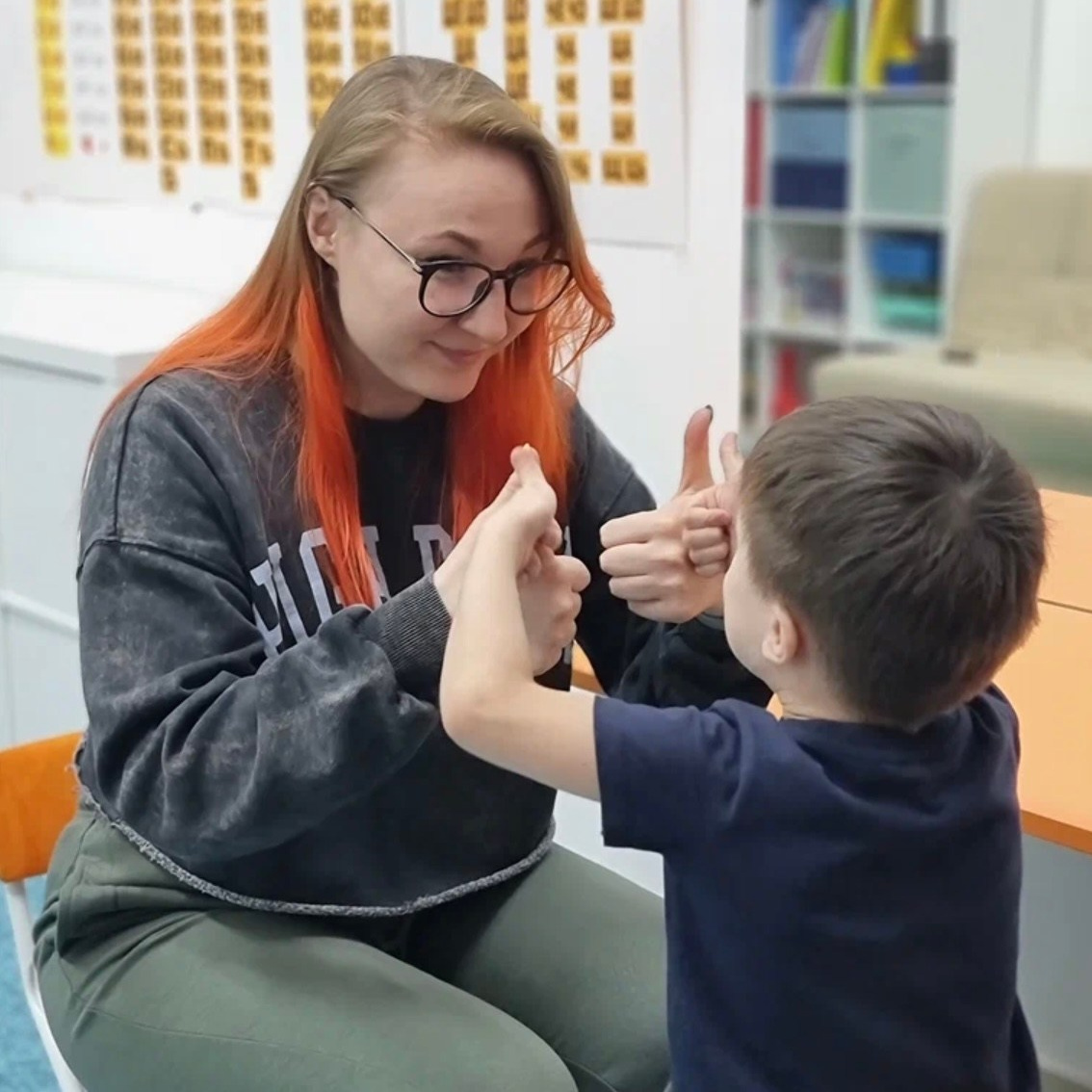 У лыбки — логопед