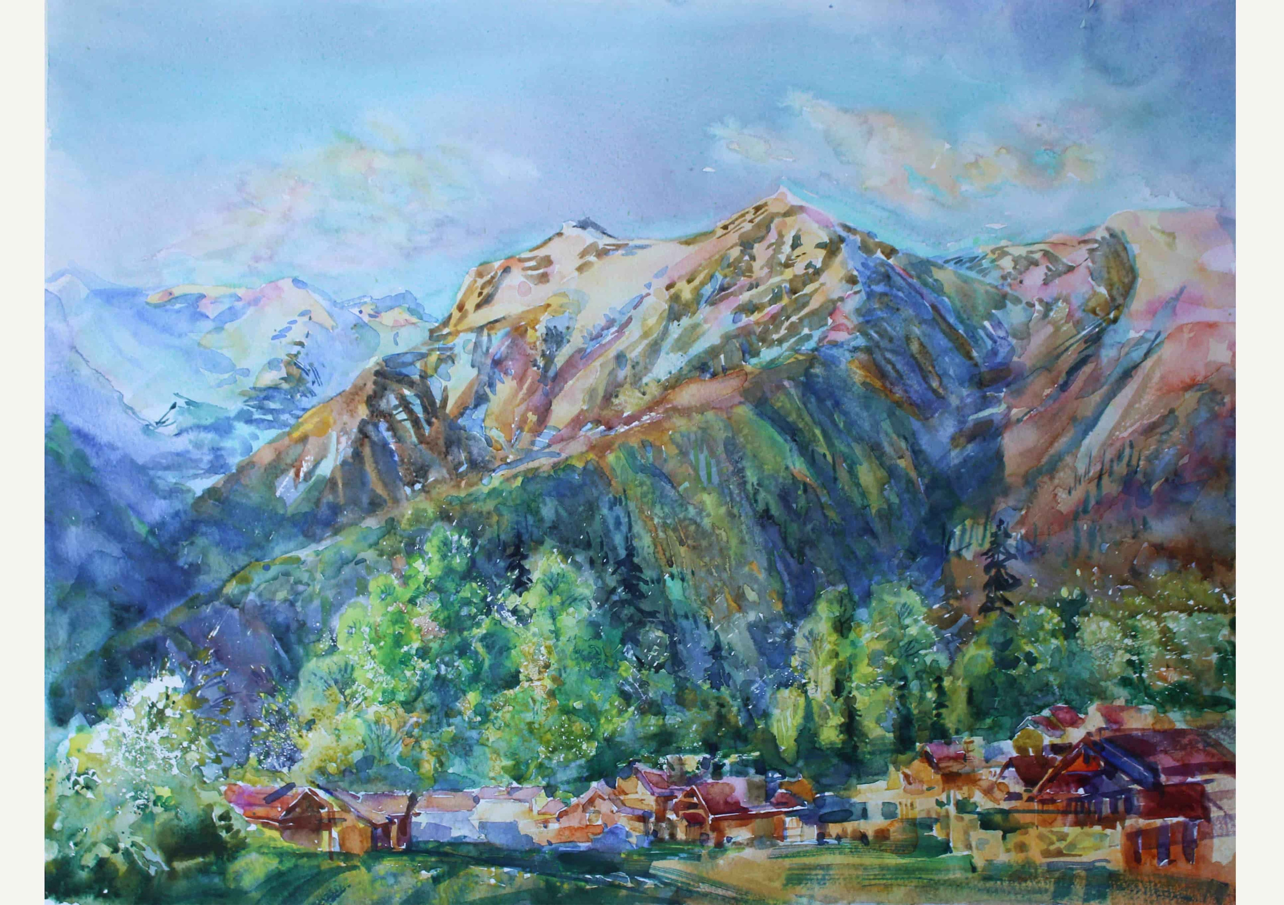 ПЕЙЗАЖИ. Свет акварели Галины Поплавской