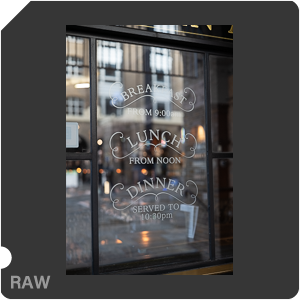 RAW sample