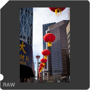 RAW sample