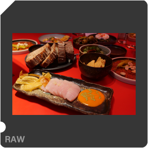 RAW sample
