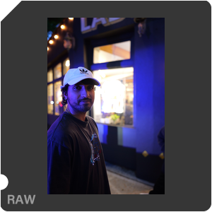 RAW sample