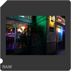RAW sample