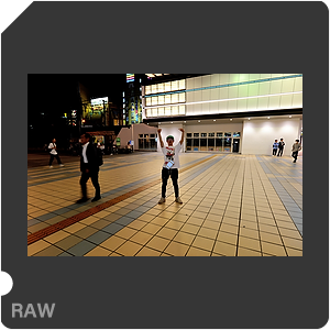 RAW sample