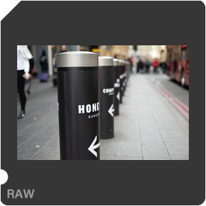 RAW sample