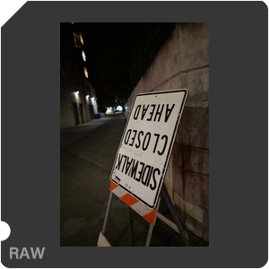 RAW sample
