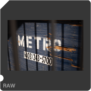 RAW sample