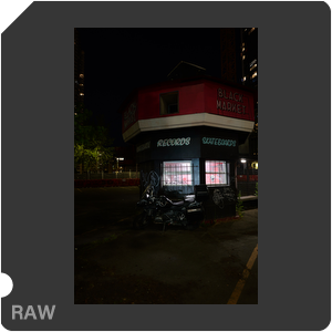 RAW sample