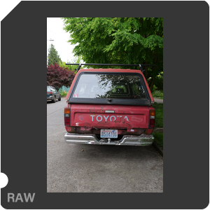 RAW sample
