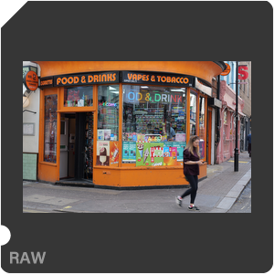 RAW sample