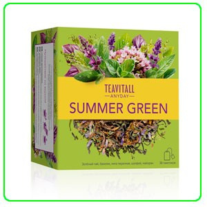 Чайный напиток Teavitall Anyday «Summer Green» от Гринвей — смотреть на сайте партнера