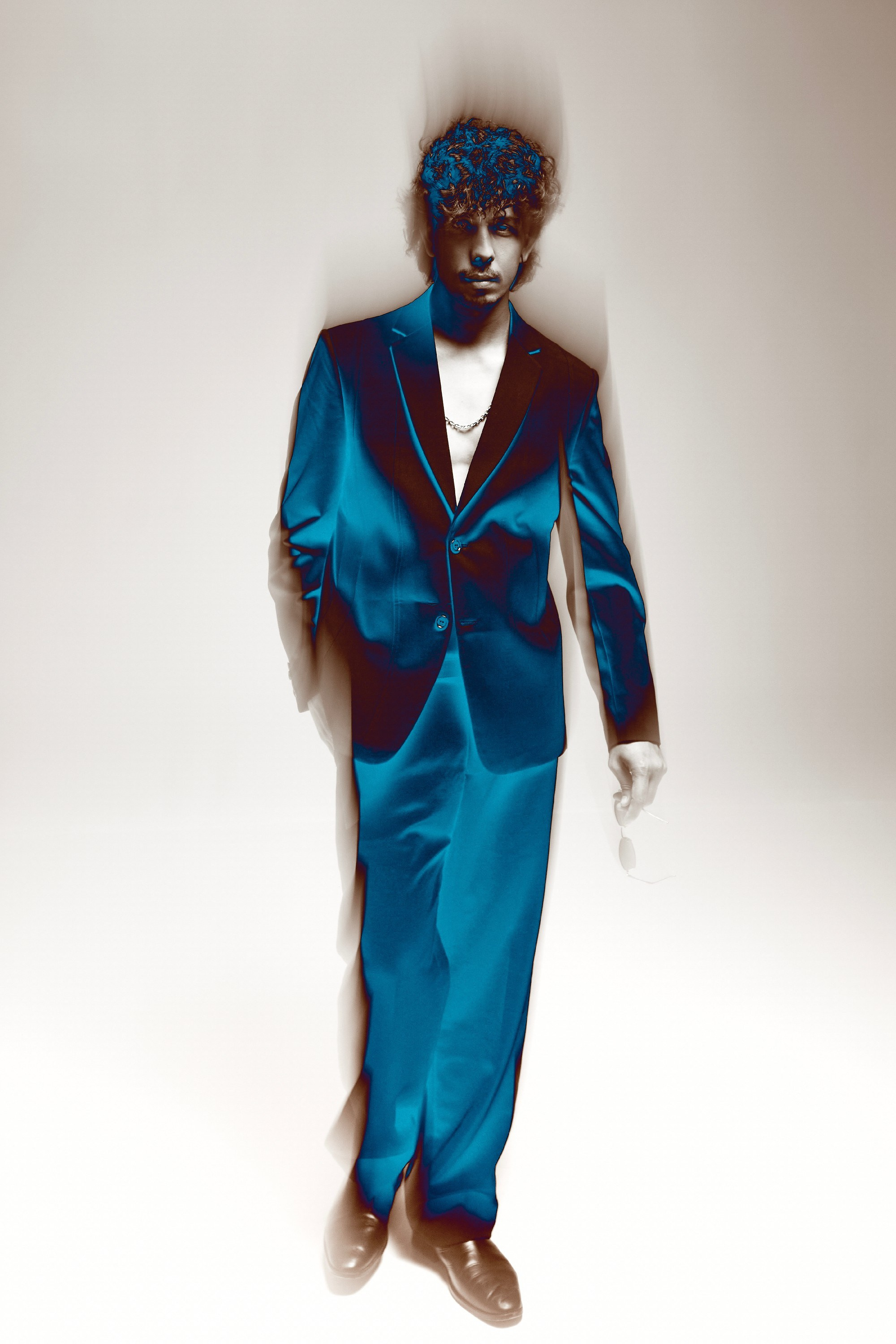 креативный портрет парня