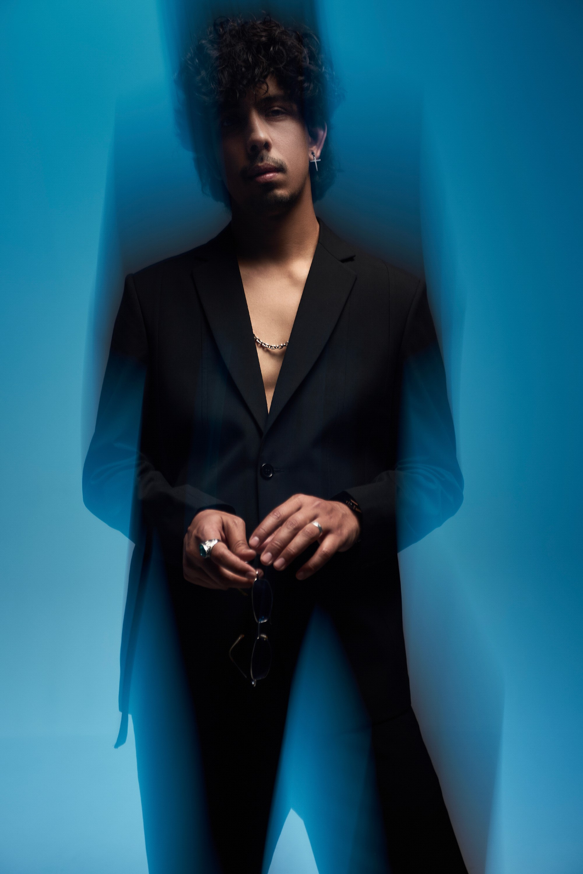 фотосмаз в мужском портрете