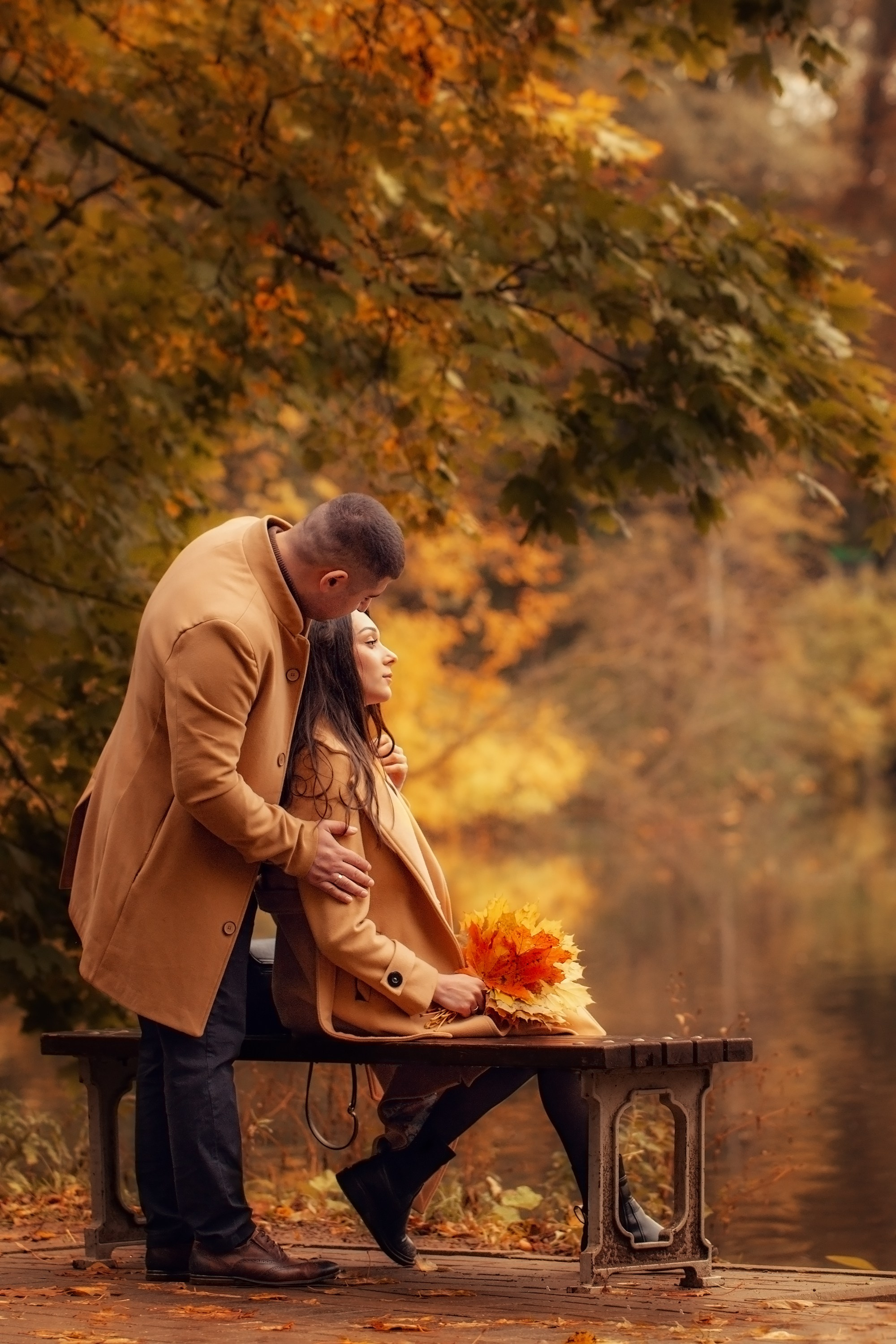 Прогулка по осеннему парку. Семейный фотограф в Калининграде Надежда Гриднева