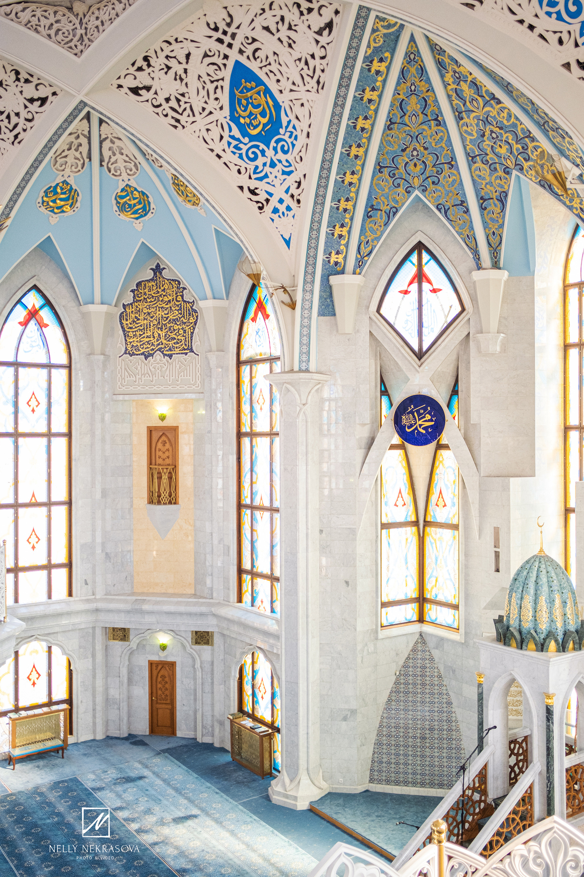 Казань, Татарстан. Мечеть Кул-Шариф внутри