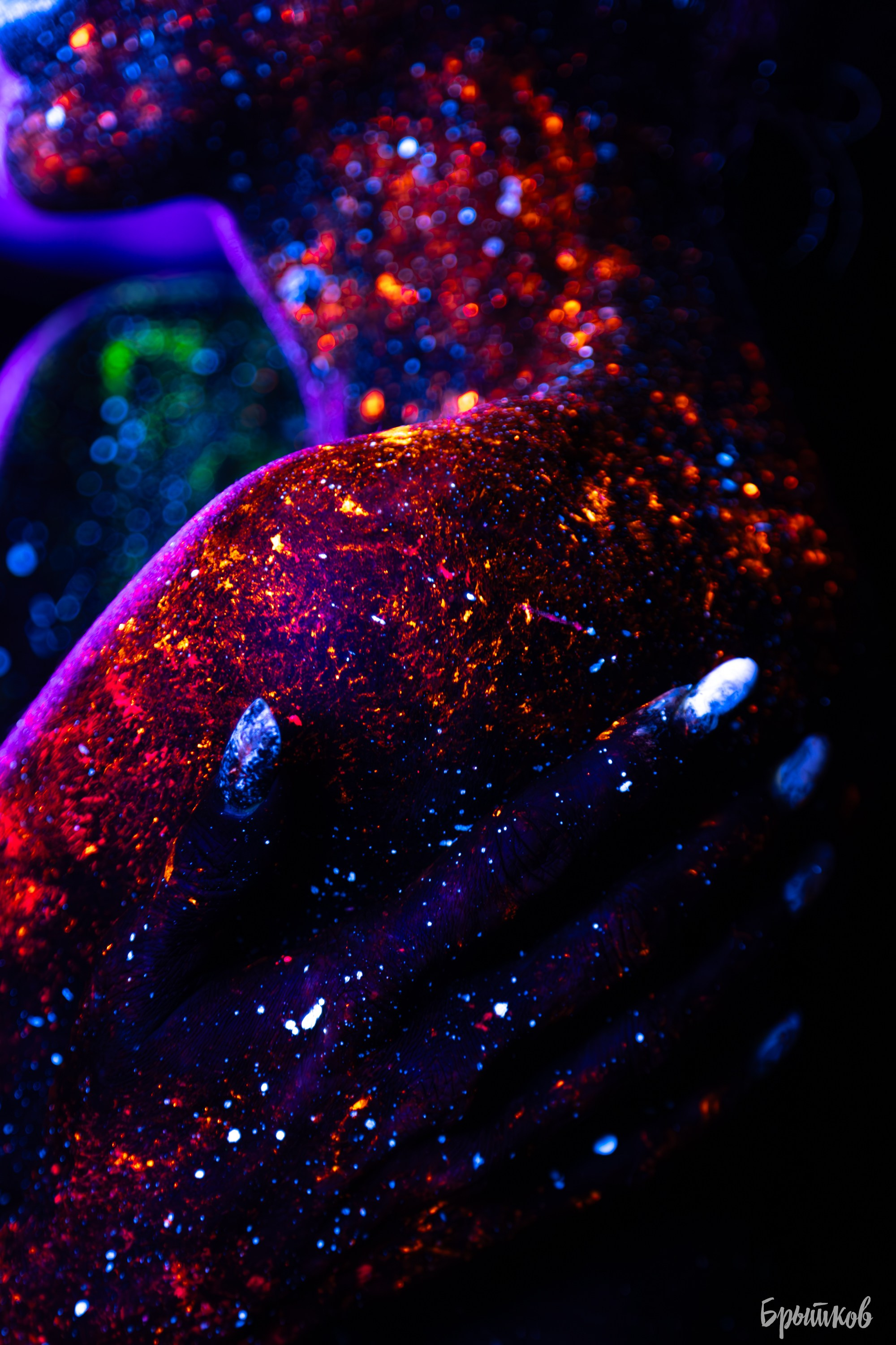 ультрафиолет женский портрет Брытков Николай