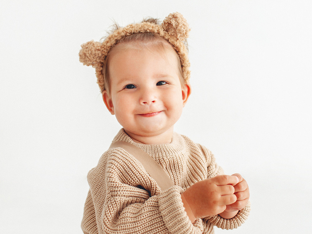 Шура в костюме медвежонка. Детский фотограф в Самаре