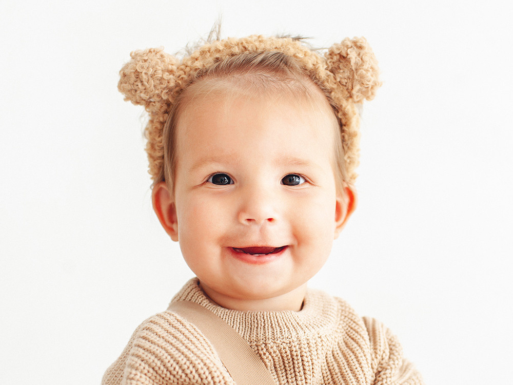 Шура в костюме медвежонка. Детский фотограф в Самаре