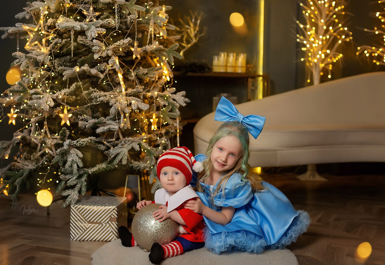 Новогодняя фотосессия в стиле «Буратино». Детский и семейный фотограф в Екатеринбурге