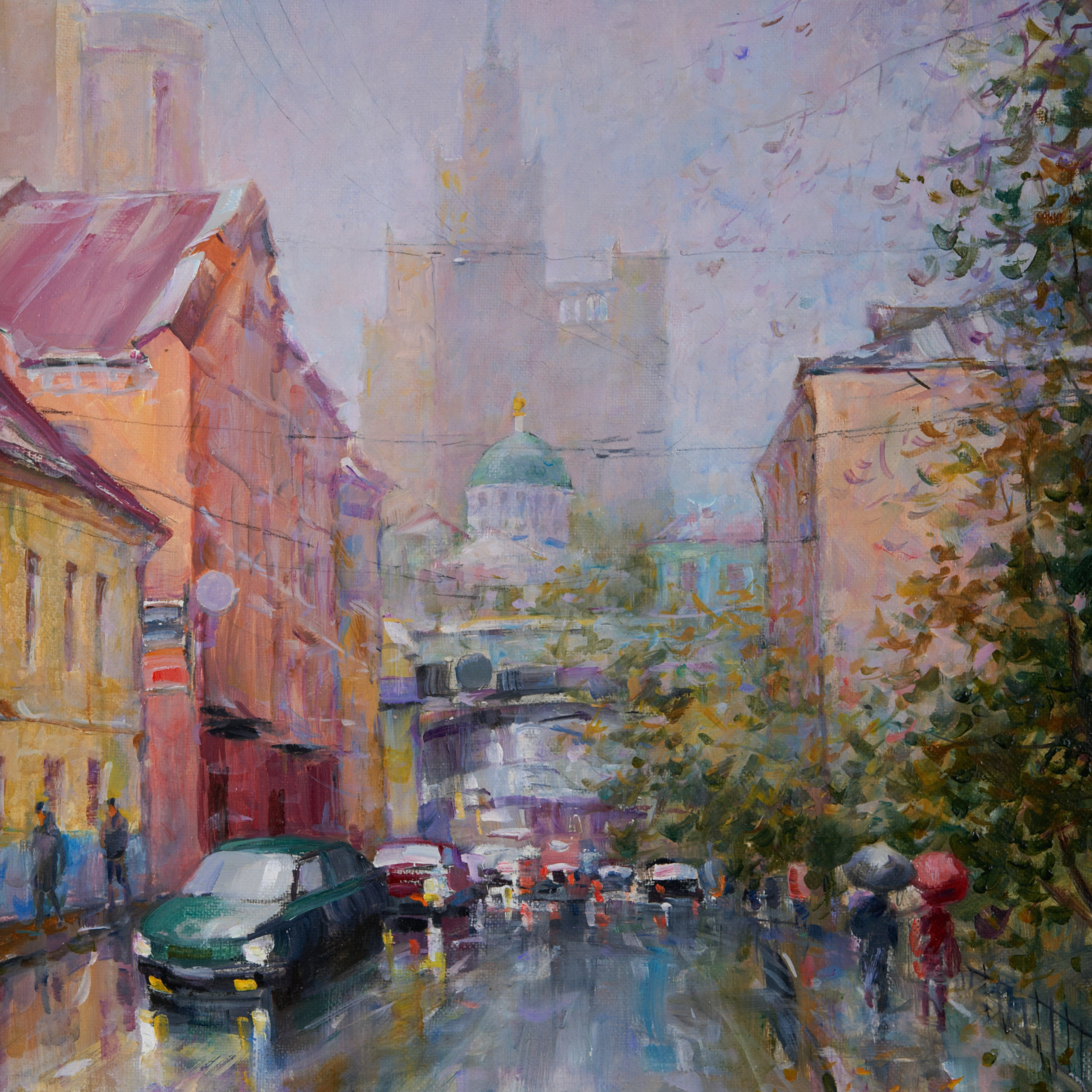 Улица ранним утром