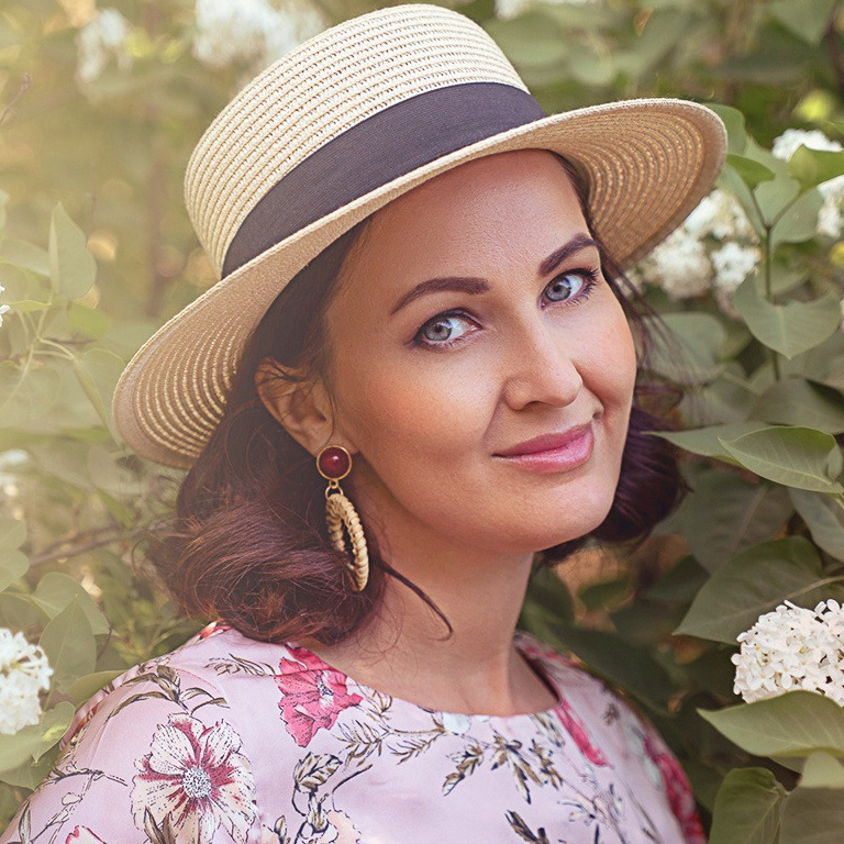 Портрет с цветным импульсом. Фотостудия DS Photo