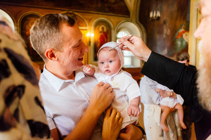 ребенок крещение