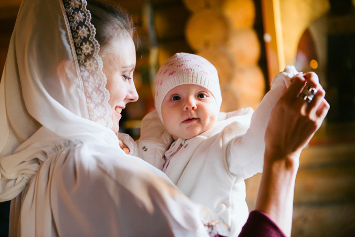 ребенок крещение