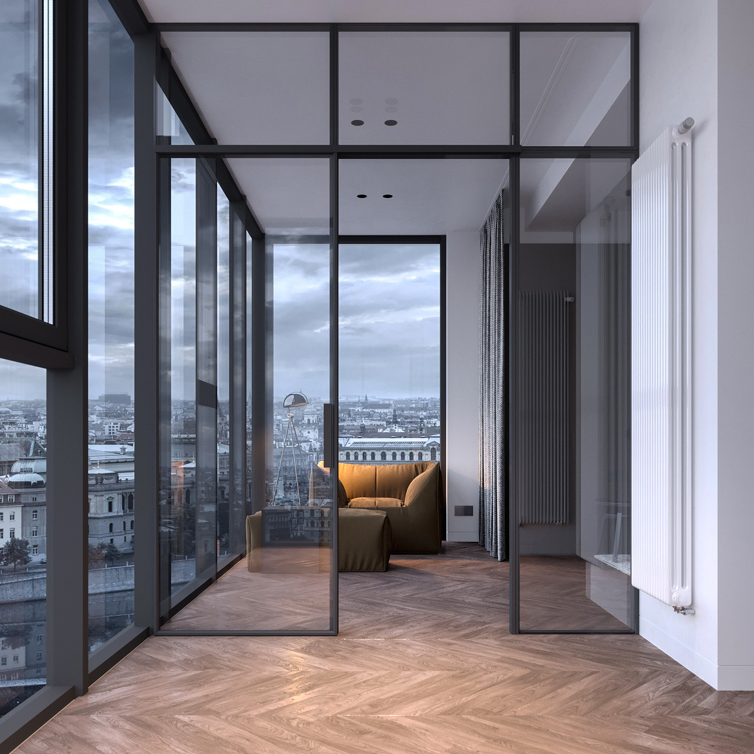 Квартира ЖК Графит Александр Селюжитский. Архитектурно-дизайнерское бюро ROOMS