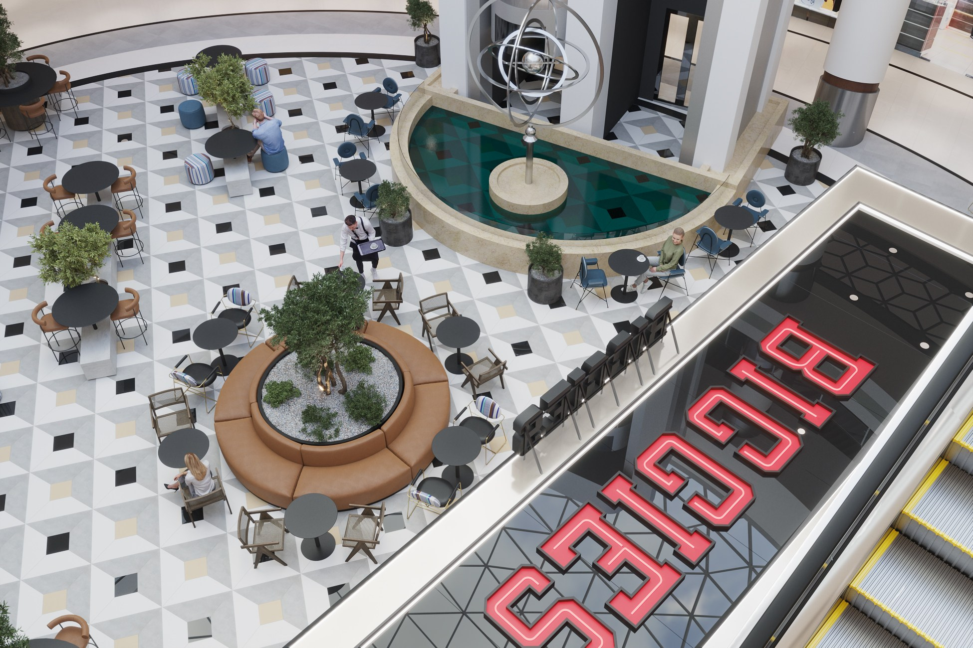 BIGGIES / кофейня, 650 м². Rezells Architects — студия дизайна жилых и коммерческих интерьеров