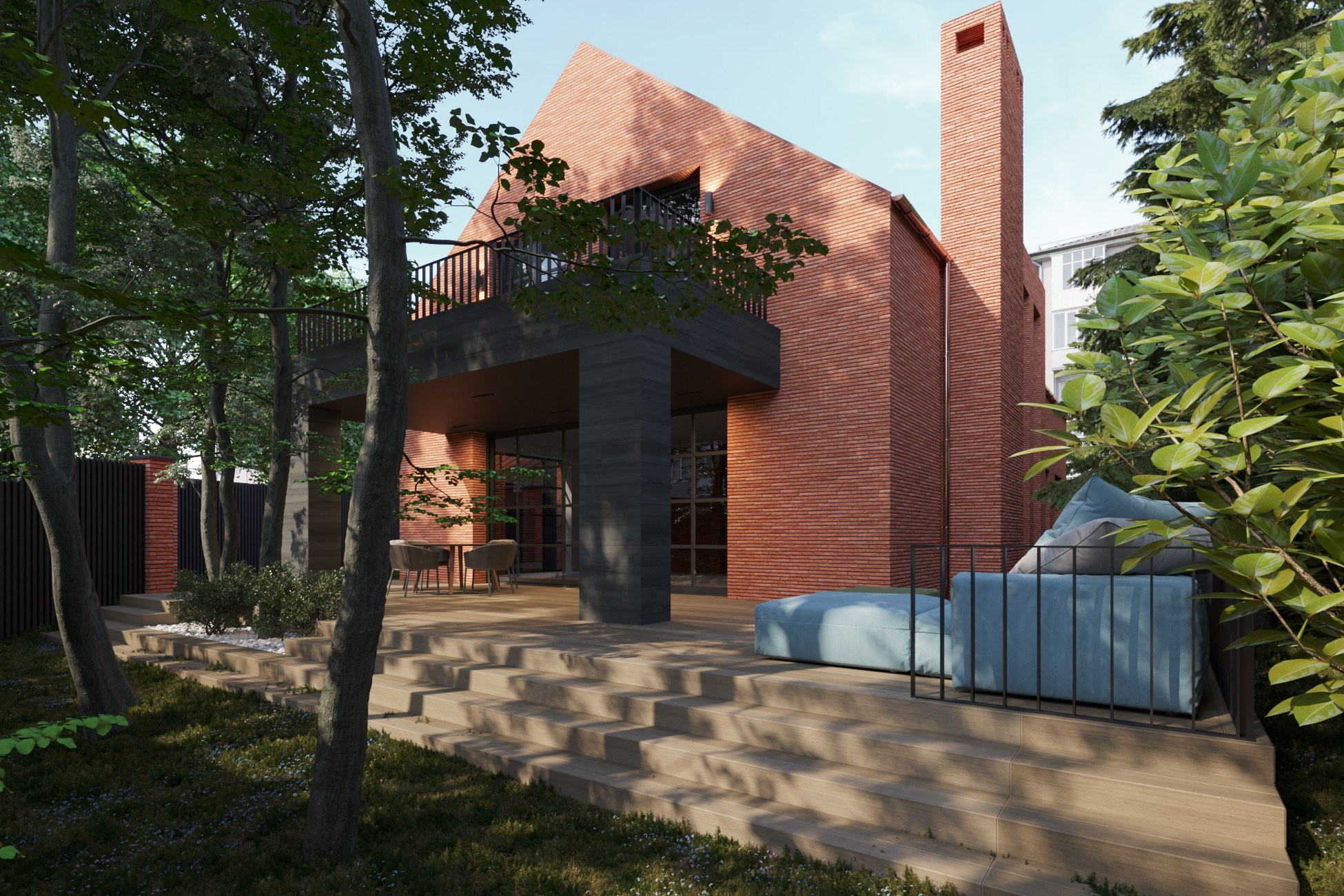 Резиденция Red House. Rezells Architects — студия дизайна жилых и коммерческих интерьеров