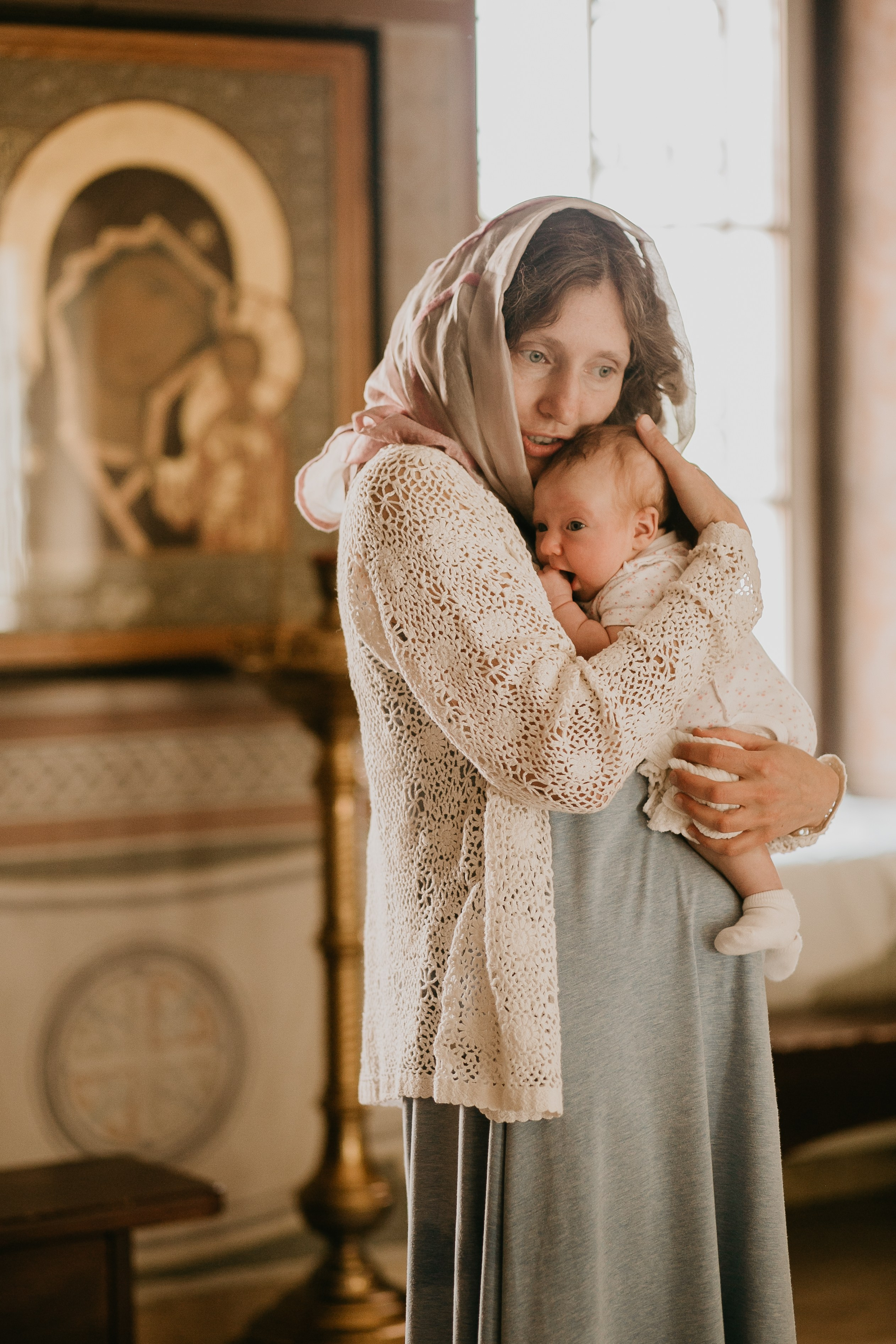 Съемка таинства крещения, Звенигород фотограф, фотосессия крещение. Фотограф Олеся Бакалина