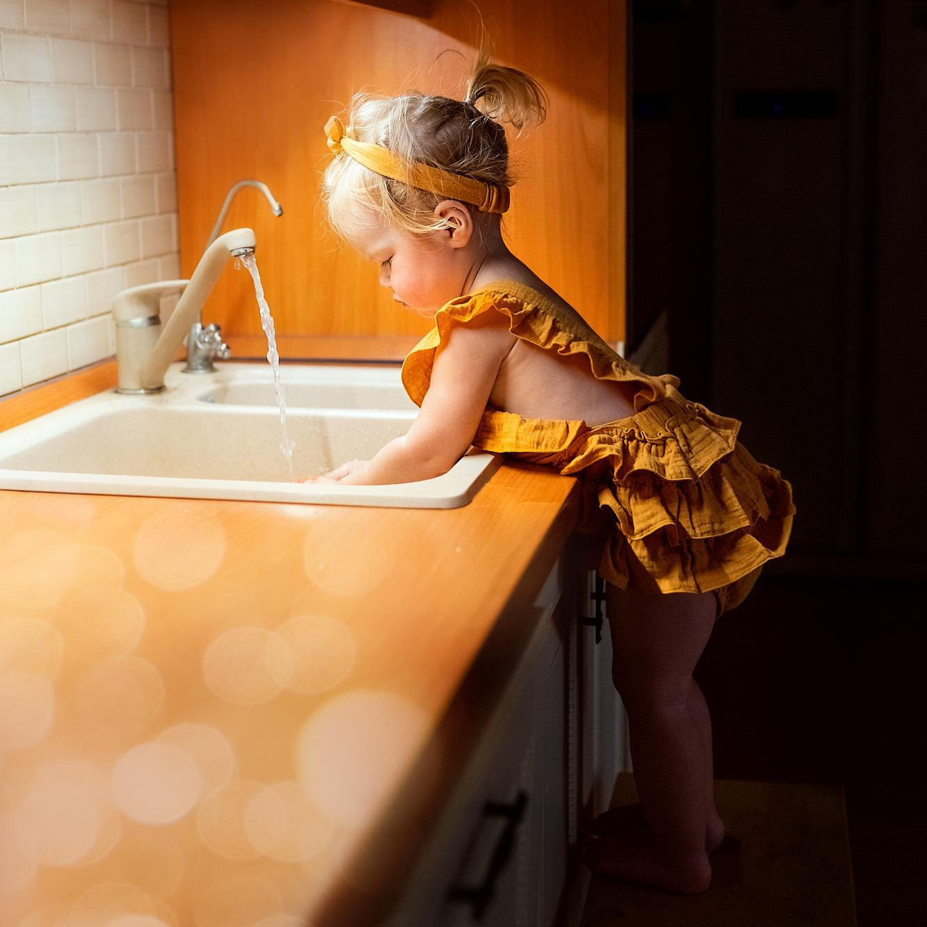 018 Ромпер с воланами. Эко-одежда для детей