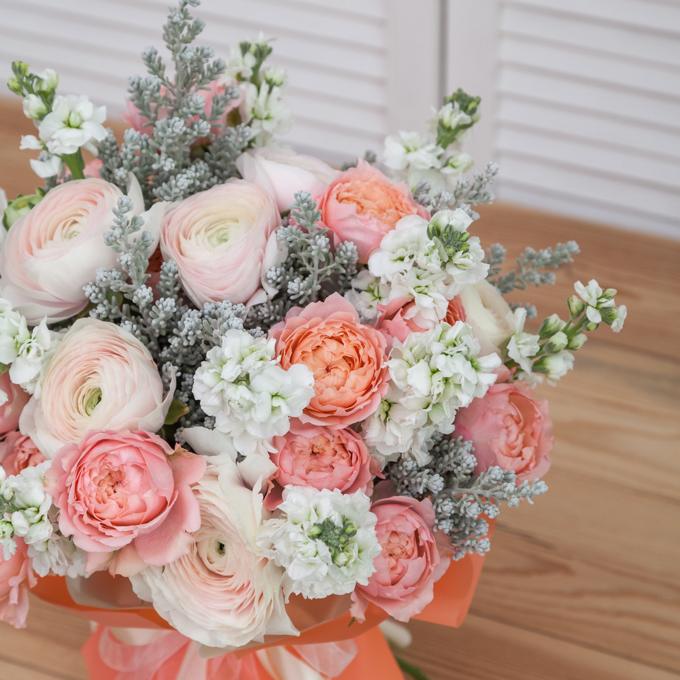 Букет с ранункулюсами. Флорист Маргарита Гладкова