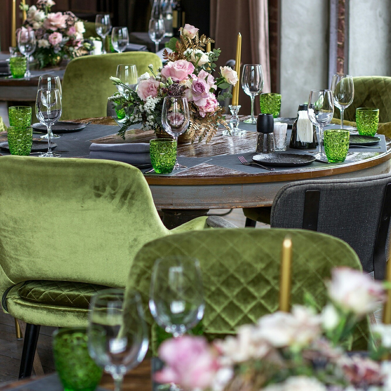 Свадьба в ресторане Оттепель, флорист-декоратор Маргарита Гладкова