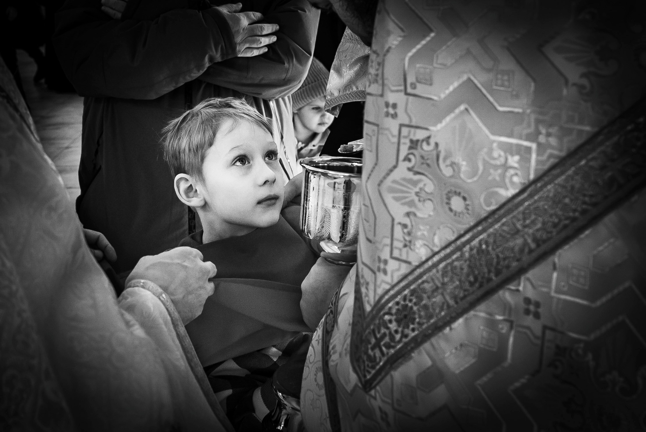 Антон и Татьяна Денисенко — В храме
