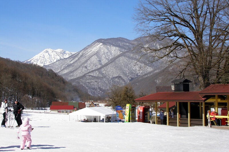 Эстосадок Старое фото Красная Поляна