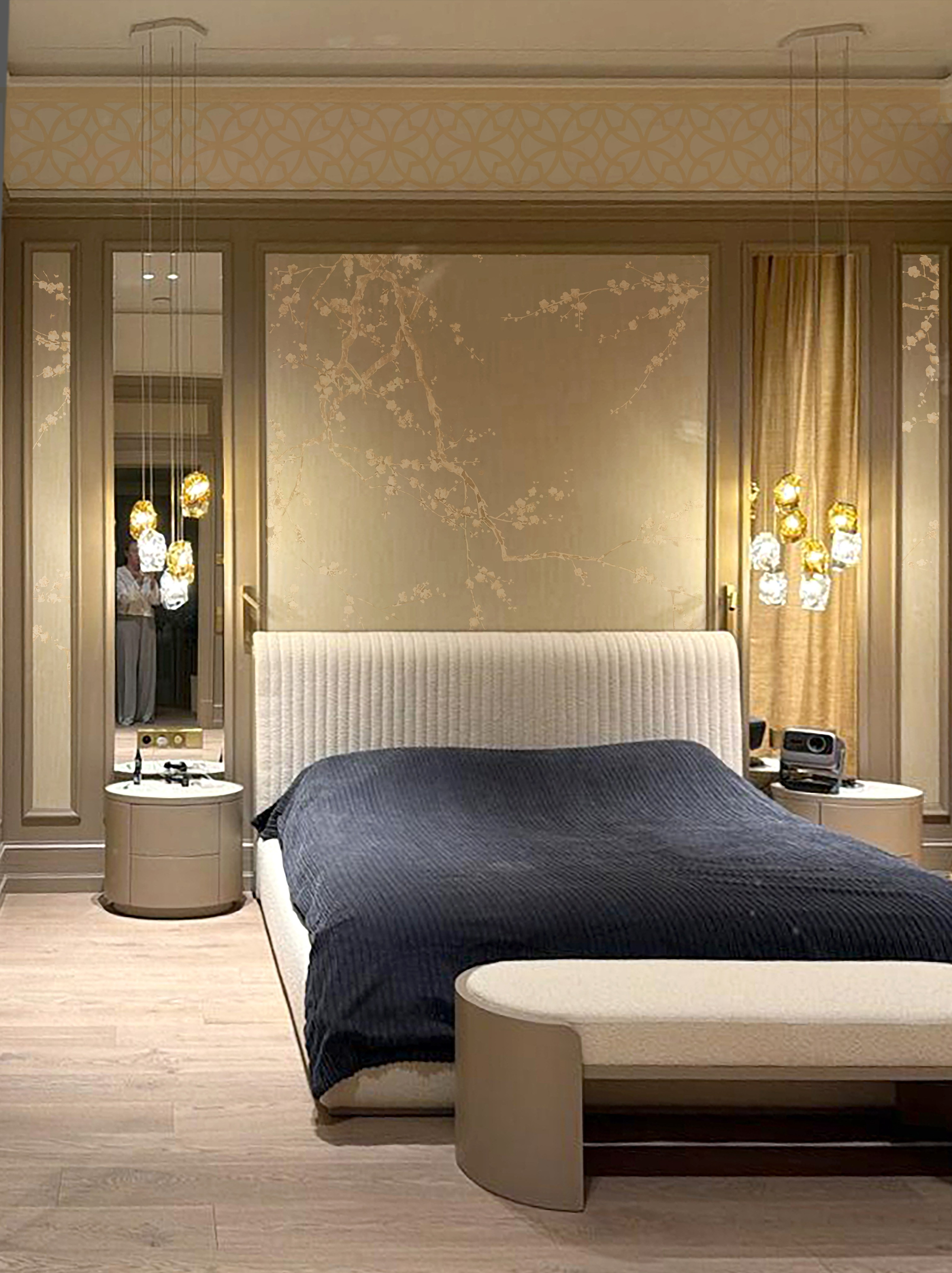 Варианты росписи для стен спальни. Художественная мастерская