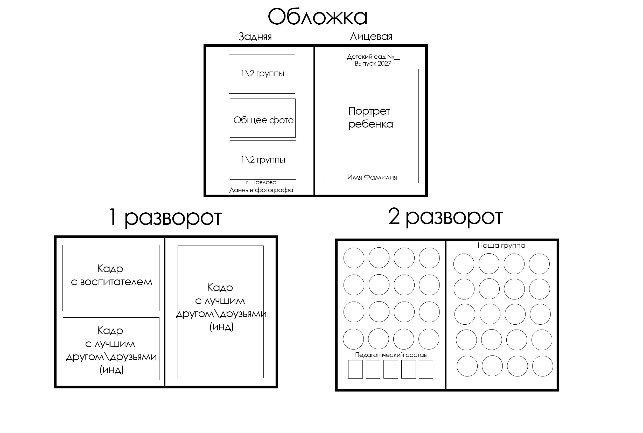 Макеты садик. Фотограф новорожденных в г. Павлово Беспалова Екатерина