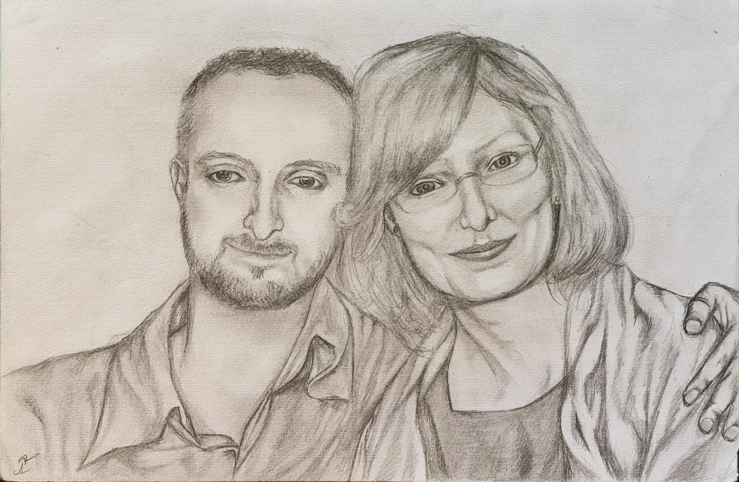 Mom and dadpencil on paper, 21×29,7, 2015
