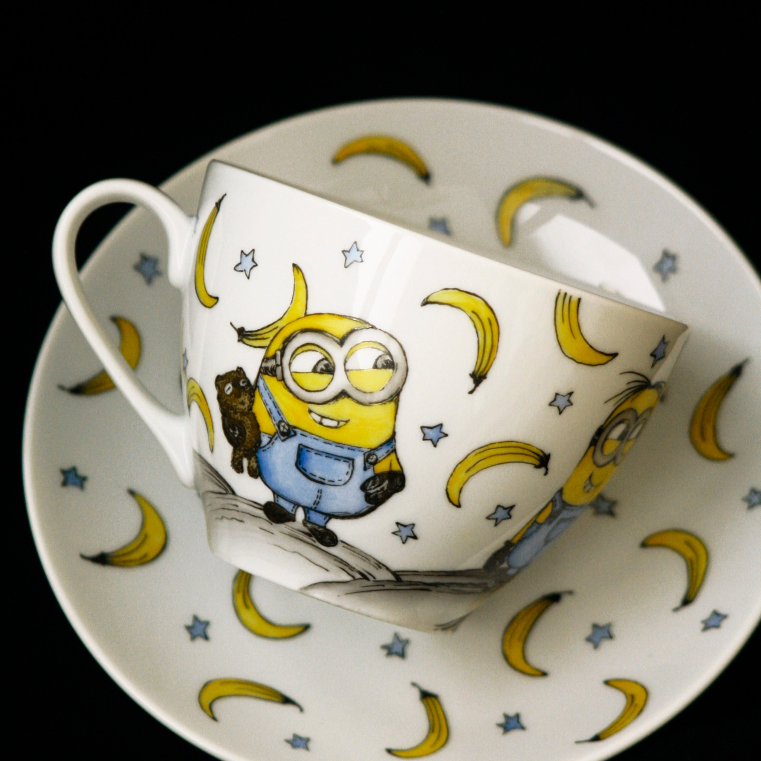 Миньоны чайная пара. Роспись Фарфора в Санкт-Петербурге