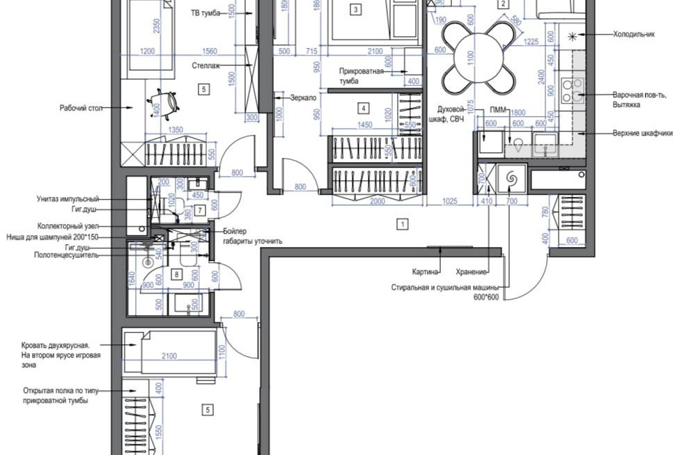 Планировочное решения, планировка, план мебели, расстановка мебели, дизайнер, дизайн проект 