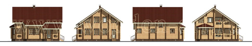 «Малые Вяземы» 202 кв. м. Проекты деревянных домов