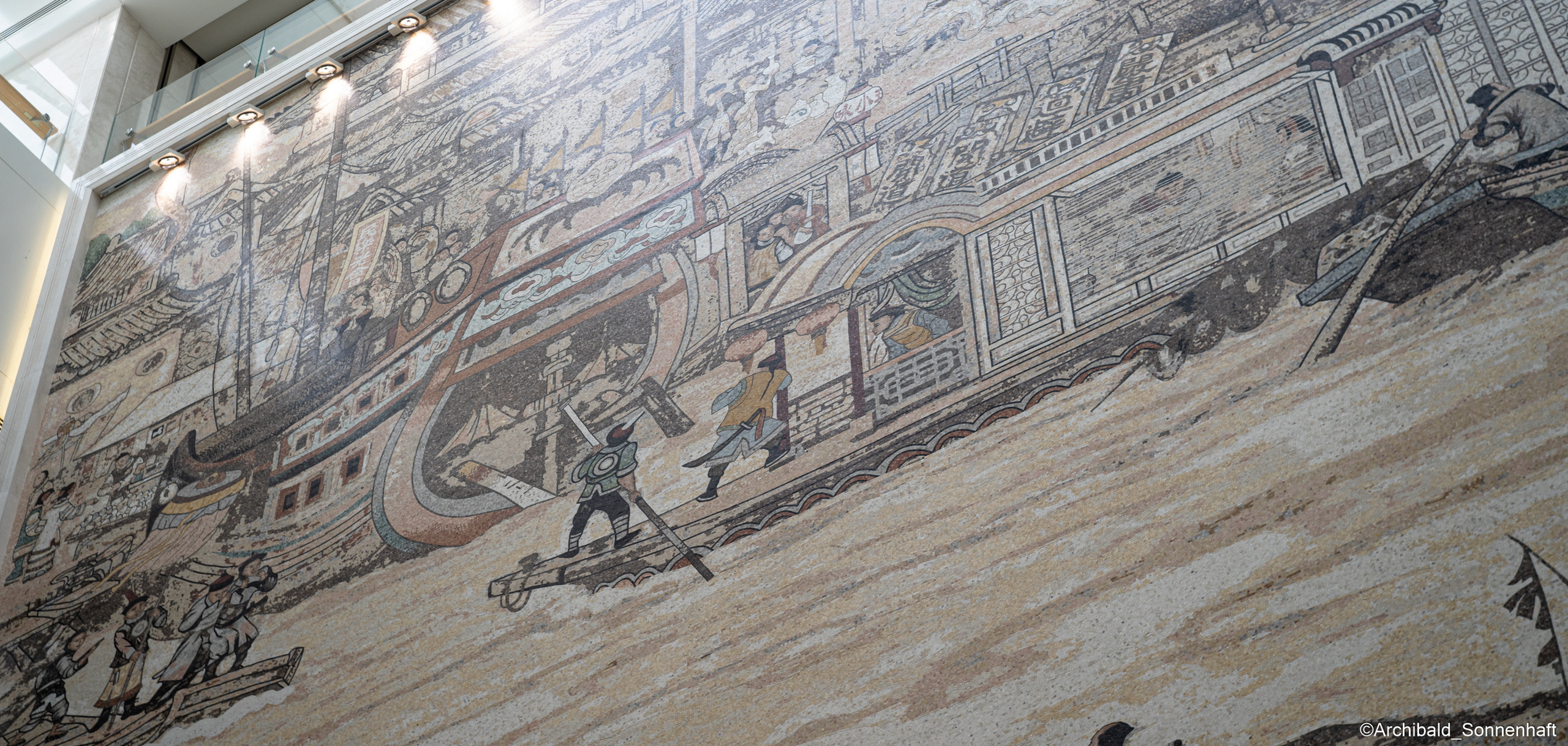 Campaign to the radio station. Photographer in Guangzhou, China. Archibald Sonnenhaft