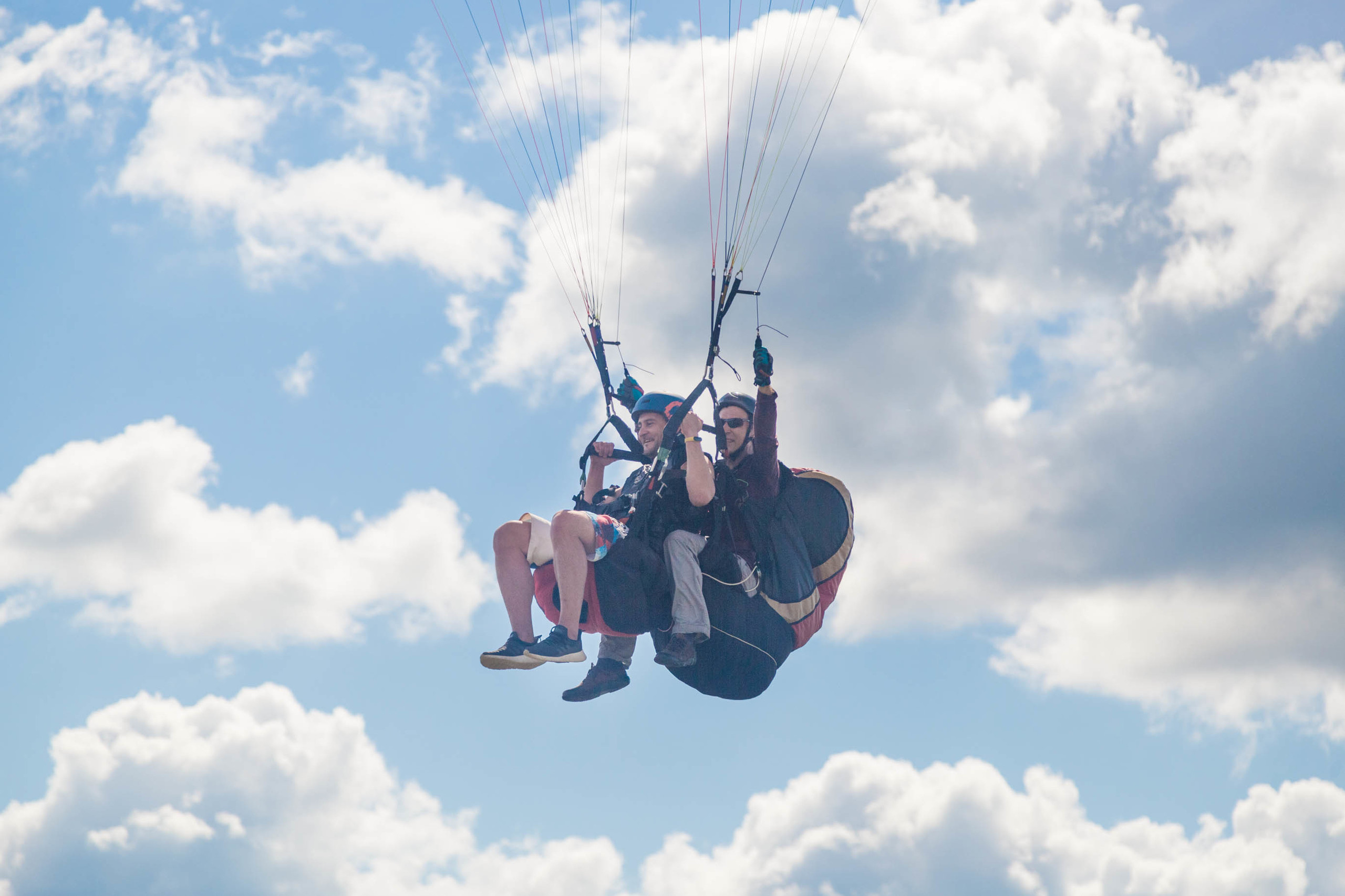 Полет на параплане в объективе фотографа Галины Шараповой