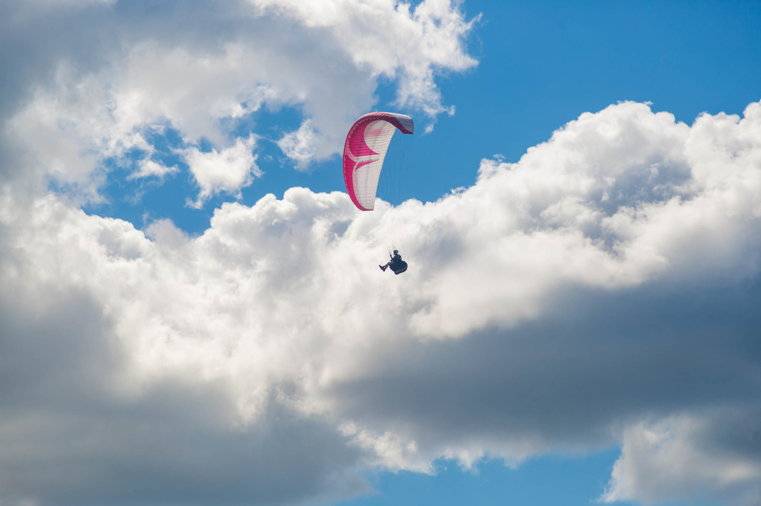 Полет на параплане в объективе фотографа Галины Шараповой