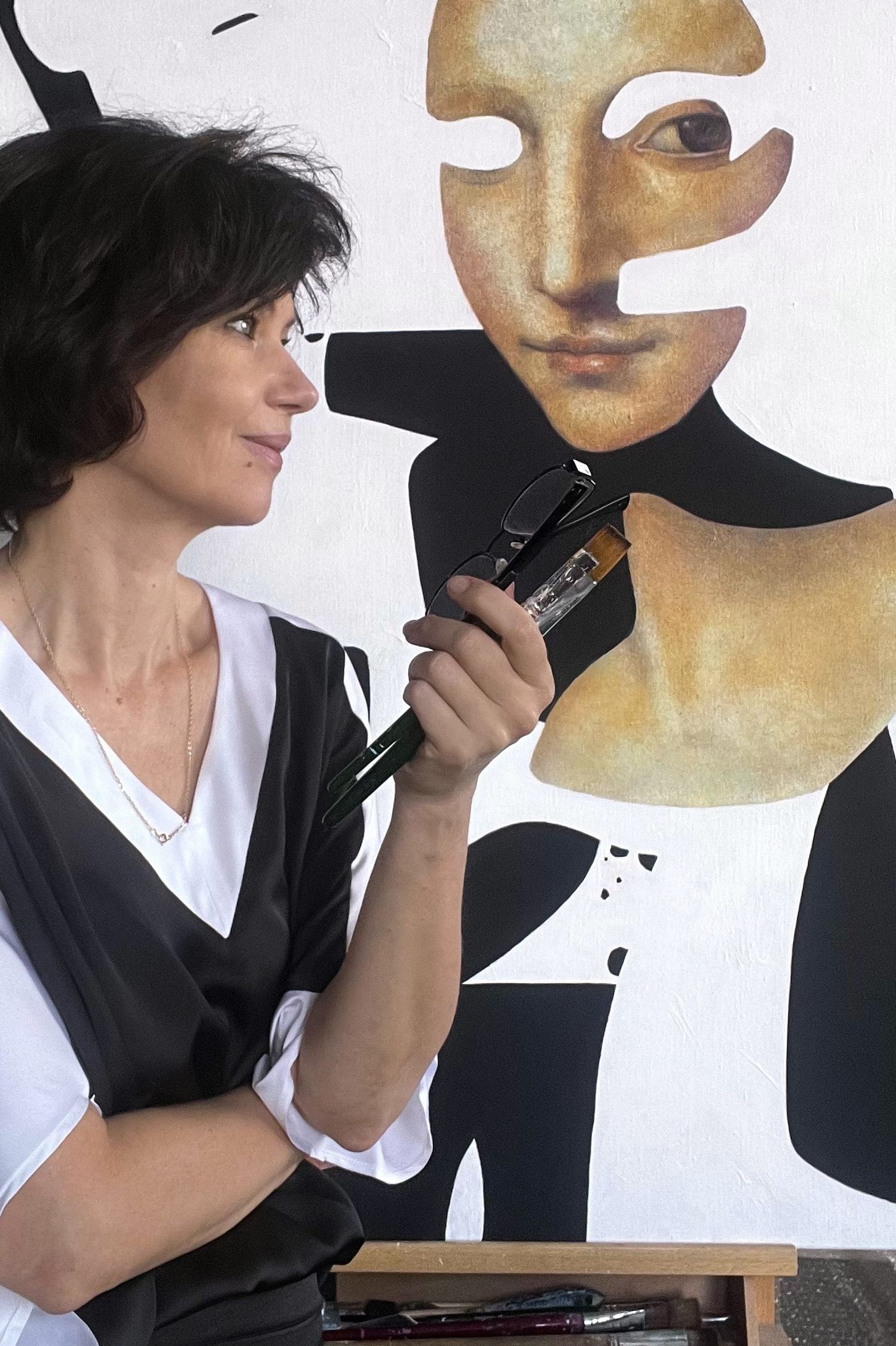 Об авторе. Художник-абстракционист Ольга Рикун. Москва