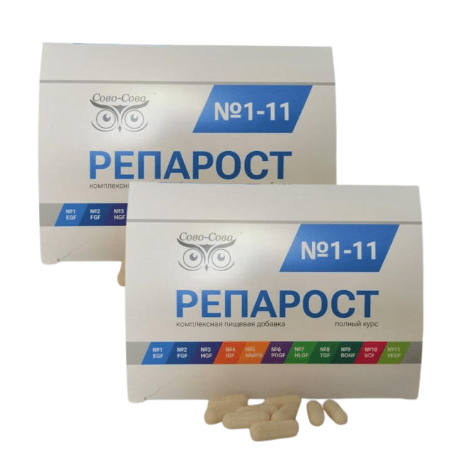 Препарат Репарост&nbsp;— комплексная пищевая добавка, разработанная для обновления и&nbsp;омоложения всего организма