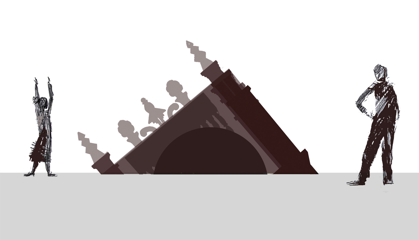 Модель памятника. Скульптор Алексей Дмитриев